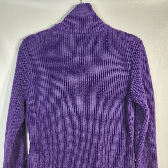Lauren Ralph Lauren Knit Cardigan Sweater Tunic, Size Small - Picture 5 of 12